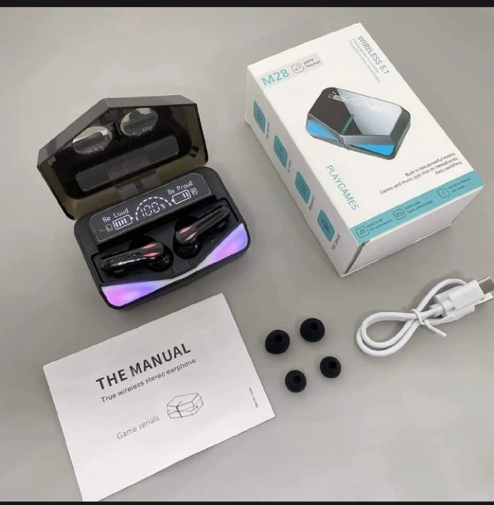 M28 RGB Buds 3 Pro Wireless Earbuds