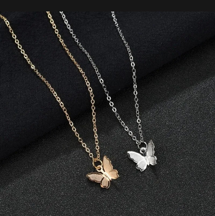 Butterfly Necklace Pendant Cute Necklaces